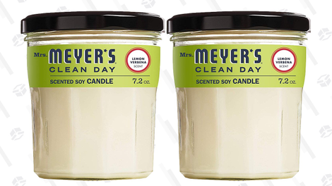 Mrs. Meyer’s Clean Day Lemon Verbana Soy Candle 2-Pack | $12 | Amazon | Clip the 20% coupon